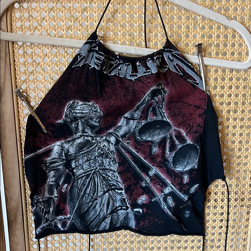 Metallica Graphic Halter Top